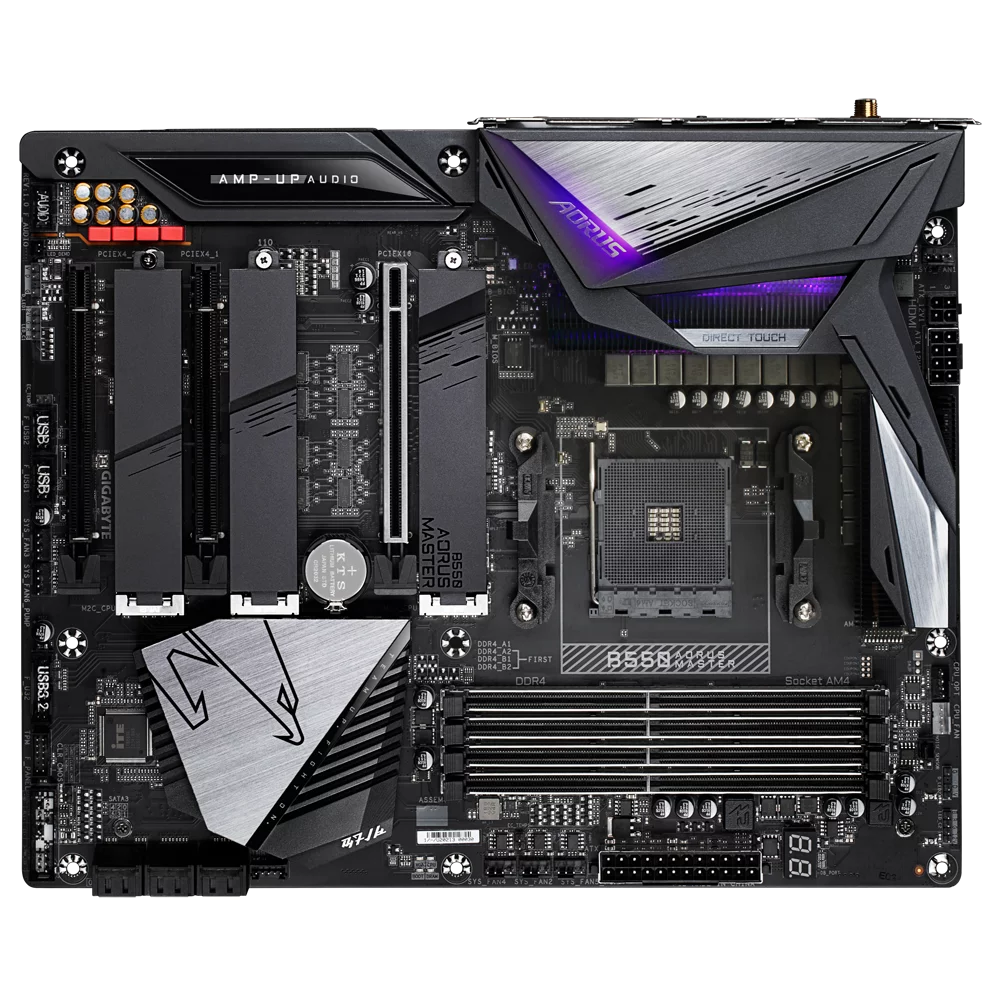 Motherboard Direct B550 AMD Digital GIGABYTE VRM AORUS with Phases 16