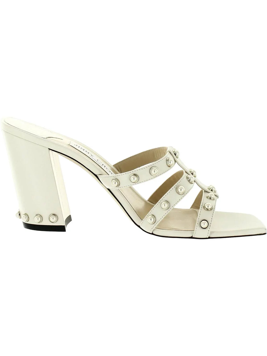 Jimmy Womens Slip Choo Leather Hazal Heels On