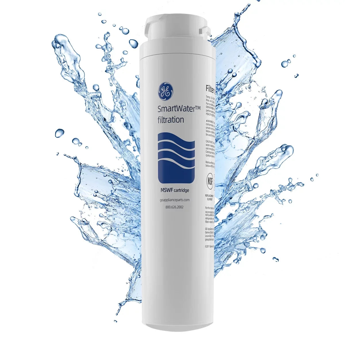 APF-1800, Ice AQF-MSWF AQUACREST for Arrowpure RWF1500A Pure WF282, and MSWF, GE Filter, RWF1062, Aquafresh liquid Pack Tier1 MSWF Replacement of 6 Refrigerator