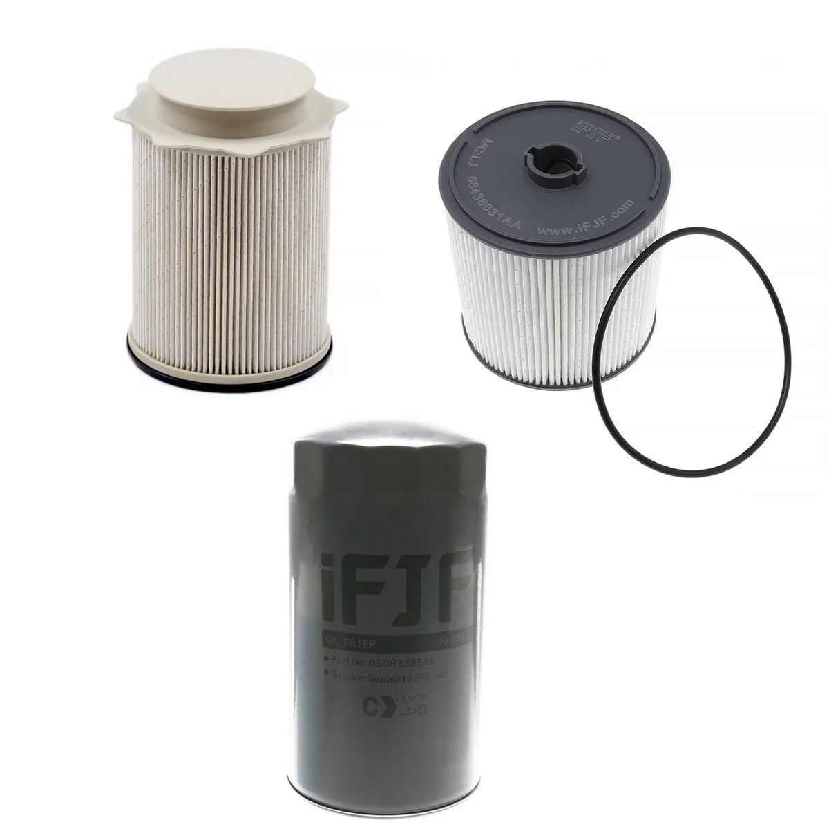 Engines for 3500 Filter Air Turbo and and 5500 2019-2020 5083285AA iFJF Allow 6.7L 68436631AA Oil Flow Fluid 4500 Precision Fuel Ram Replacement Element or 68157291AA Diesel 2500 Enough Filter