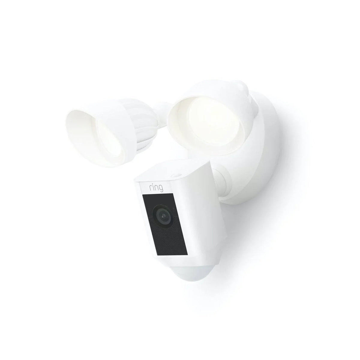 exterior, Ring_Floodlight WiFi, with (Refurbished) Motion Wired IP/Network HD, Activated Restored Cam Release, 2021 Plus White,
