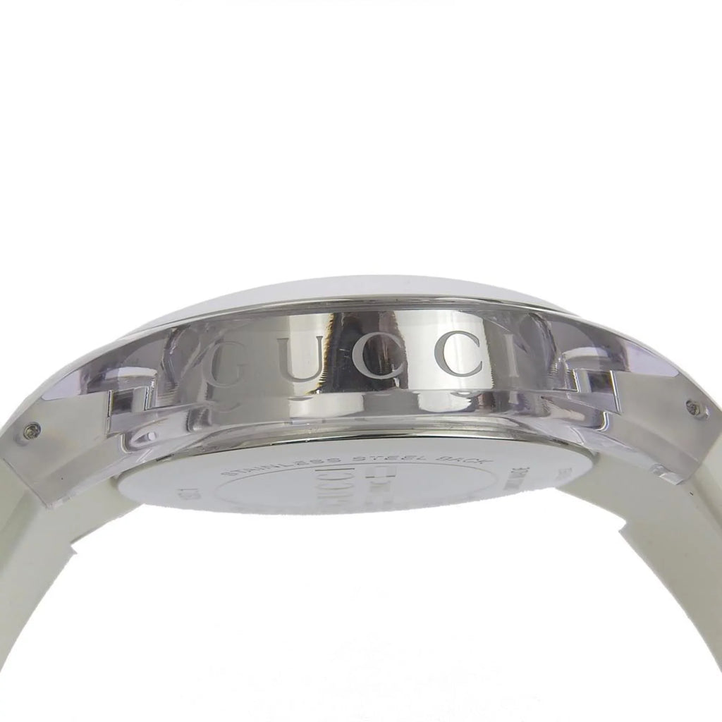 Watch Men's Silver Sink Display Used Authenticated Rubber Stainless Analog 137.1 Dial Steel Quartz x