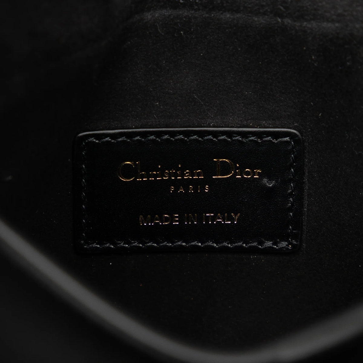 Bag Leather (Good) Dior Pre-Owned Saddle Unisex Calf Authenticated Belt Black