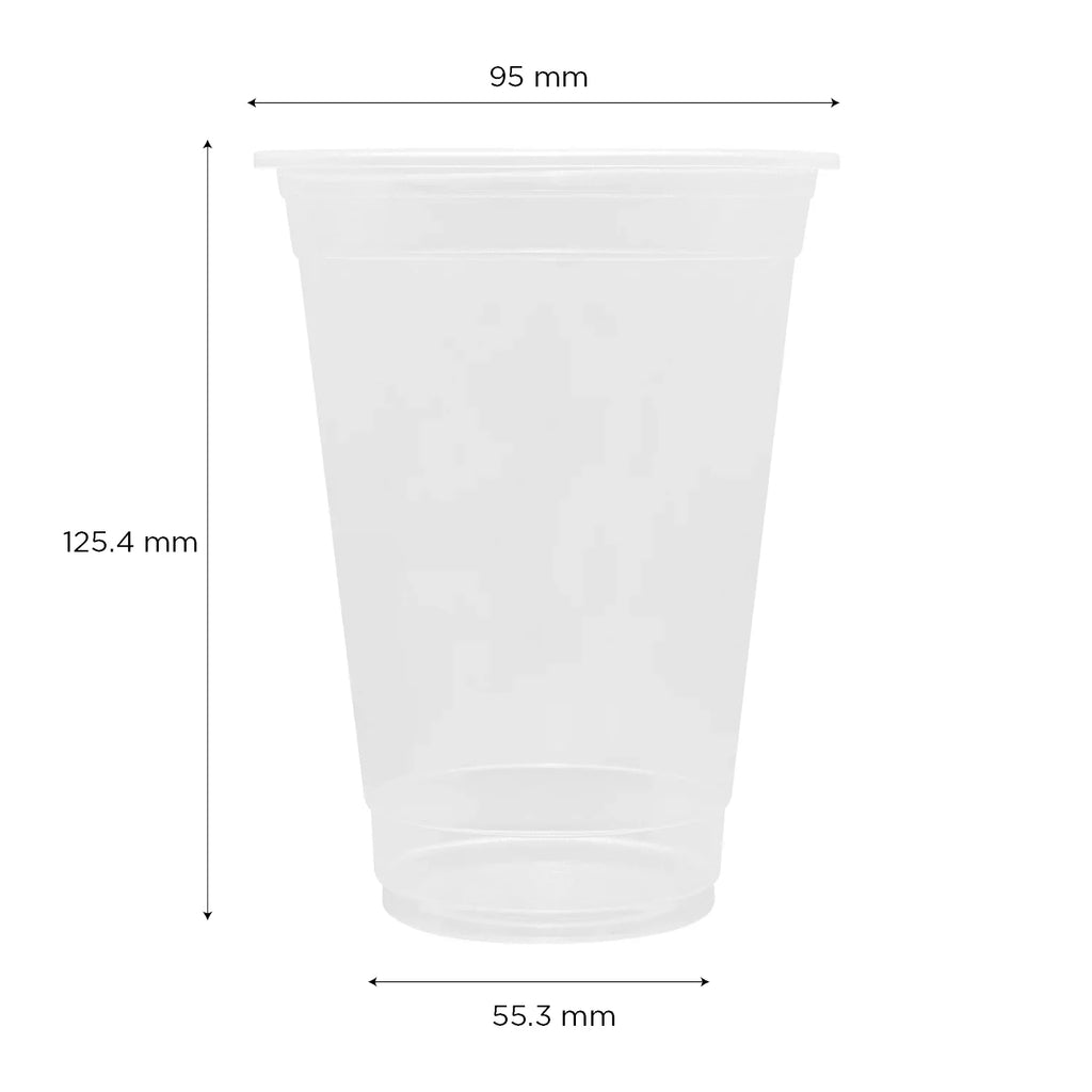 Cups 500 Pcs Modern 16 Karat 2000 PP U-RIM Translucent oz C1011 cc (95mm),