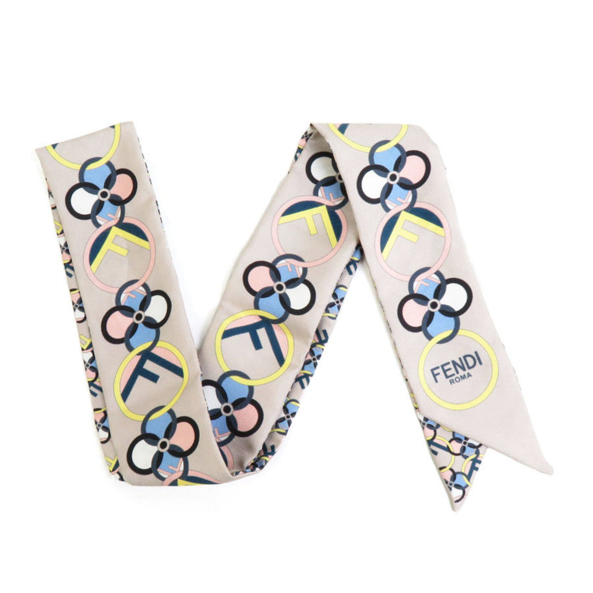 FENDI Scarf Multicolor Women's Pre-Owned Silk e58552f (Good) Muffler