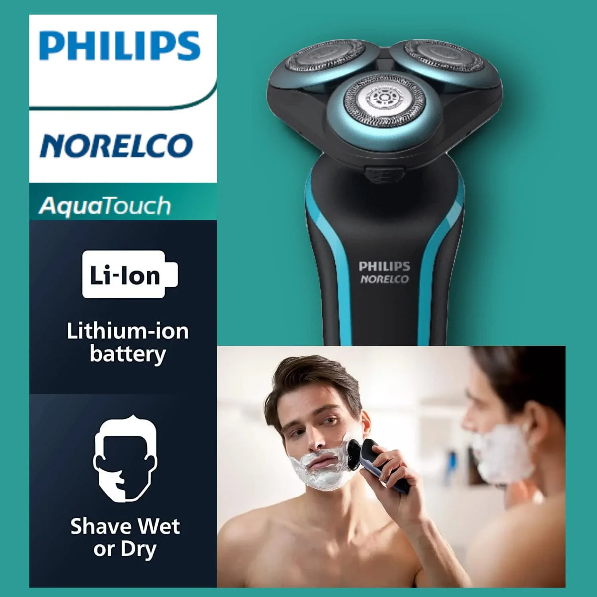 Dry Men Trimmer for Shaver Electric 5000 Wet Rechargeable Norelco Beard Cordless Series