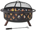 Portable Pit exterior Clover Fire Campfire & Burning Pit Wood Grill