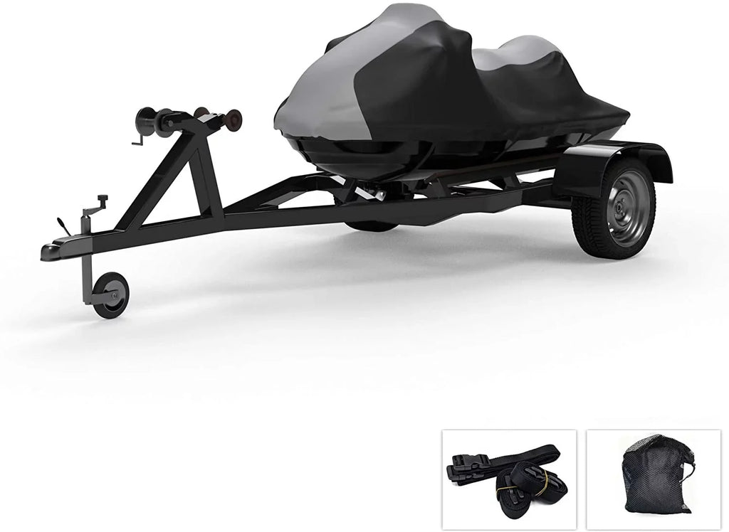 Rain, Bag Ski Color Yamaha - Straps 1997-2000 - Wave More! for All Runner 760 Sun, Weatherproof Gray/Black Storage Protects Trailerable Jet Includes from and Covers climate Trailer - GP and -