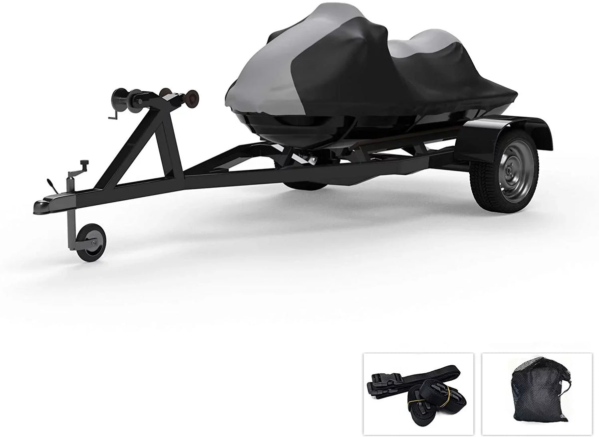 Rain, Bag Ski Color Yamaha - Straps 1997-2000 - Wave More! for All Runner 760 Sun, Weatherproof Gray/Black Storage Protects Trailerable Jet Includes from and Covers climate Trailer - GP and -