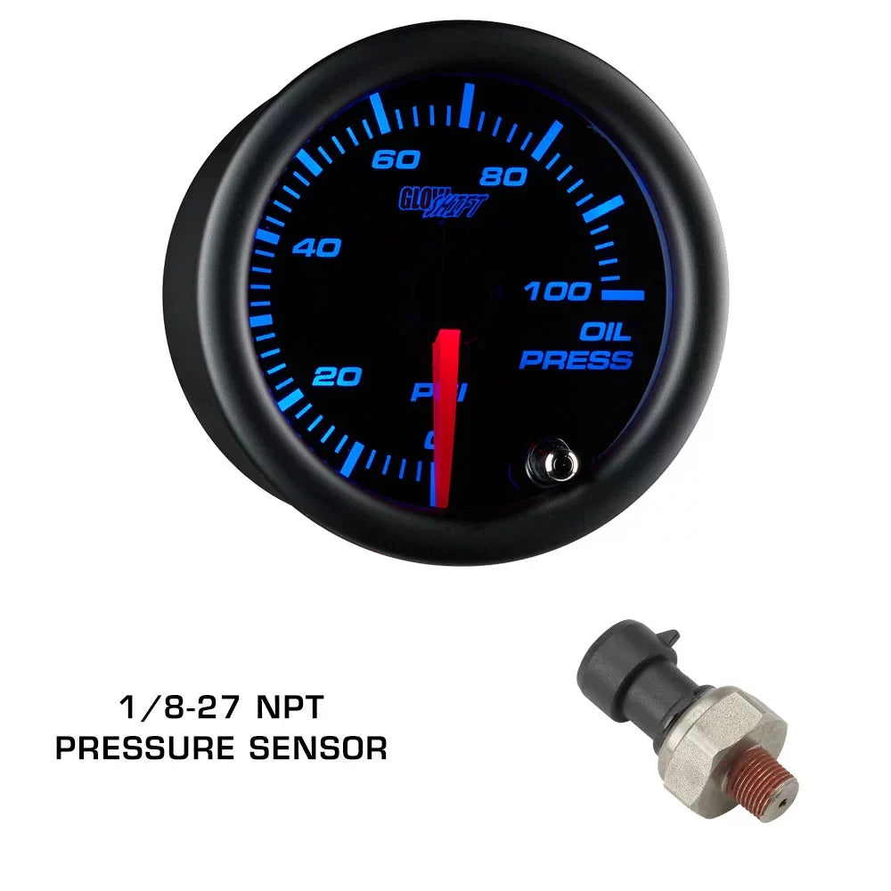 GS3 Dashboard Gauge Set with Color GlowShift WRX Impreza Gauge Fiberglass Package 7 Subaru 2002-2007 Tinted Triple
