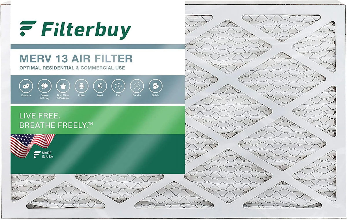 Pleated 13 Air Furnace MERV AC Filters 12x27x1 HVAC (1-Pack) Filterbuy