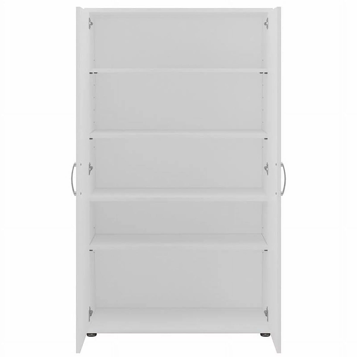 Row Cabinet Storage Engineered Tall in Wood - White Pemberly Garage