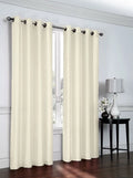 Top Ivory Curtain 2 Ultra Sheer Shimmer Collections Home Grommet - Regal Semi Luxurious Panels Pack:
