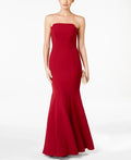Womens Full Length Evening Strapless Sheath Sleeveless Stuart Jill outfit