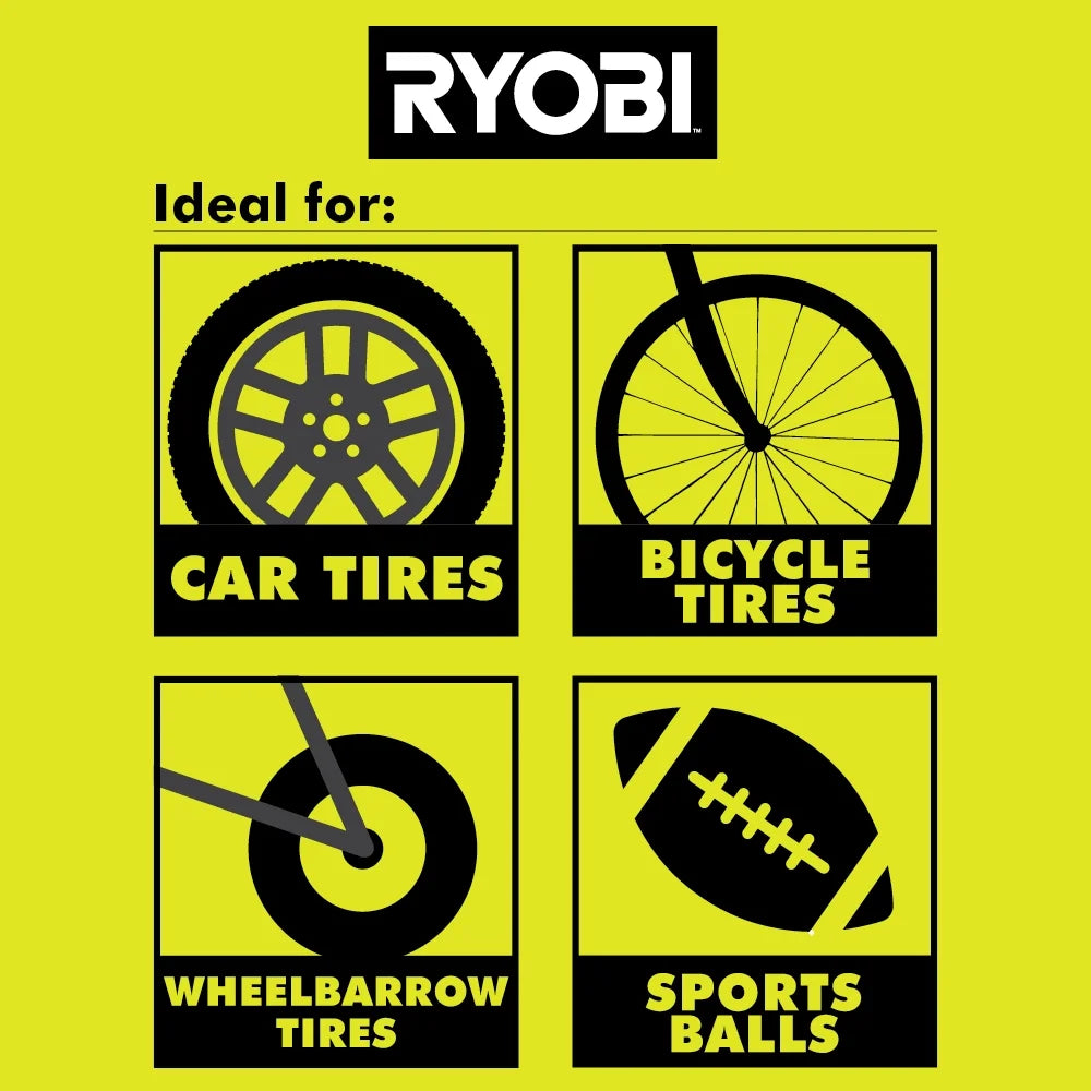 Pressure (Tool Inflator Only) One+ 18V Digital Ryobi High