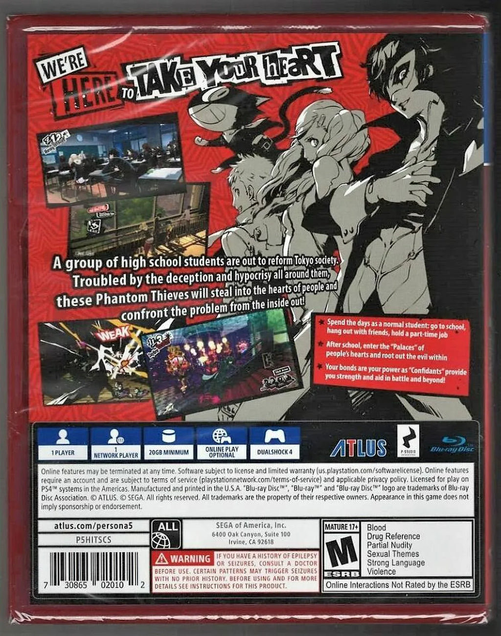 Hits) Version) 5 PS4 PlayStati (Brand (Playstation Sealed Persona New Factory US