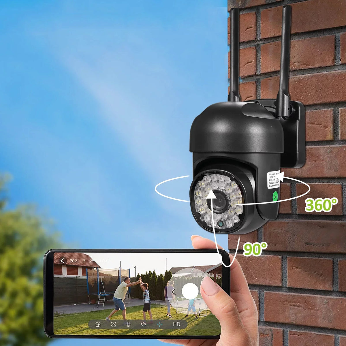Your Waterproof Keep , 1080P Smart Detection, Cameras Color Home Safe Night with Vision, Nebublu Motion IP65 and Secure