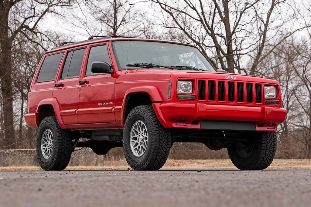 XJ Shocks w/V2 Cherokee Kit Lift - Jeep 1984-2001 630X70 Country for Rough 3"