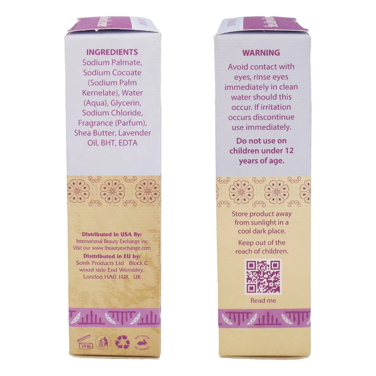 3.5 Soap Lavender, Pack of 24 Oz., Shea Butter with African Formula