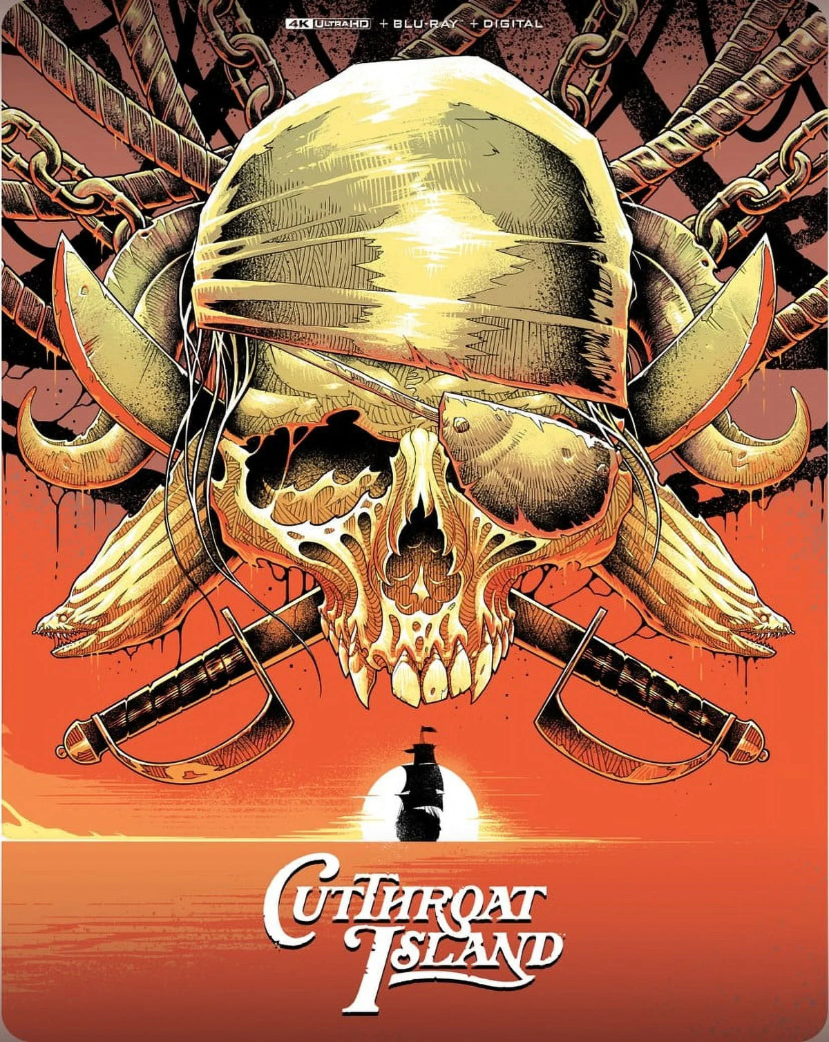 (Steelbook) HD Ultra Digital + (4K + Island Copy) Cutthroat Blu-Ray Exclusive) (Walmart