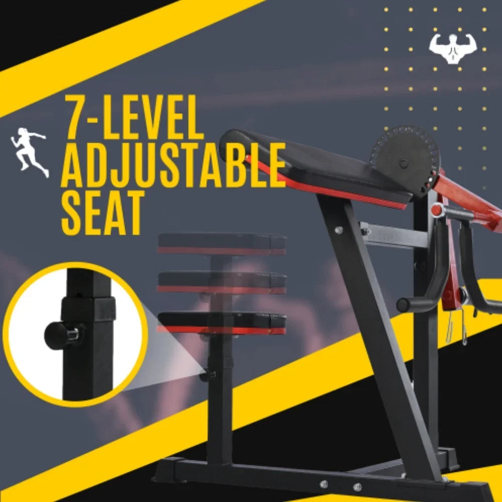 Strength for Extension Curl with Curl Home Gym Standard Preacher Machine Bench Adjustable Leg Exercises