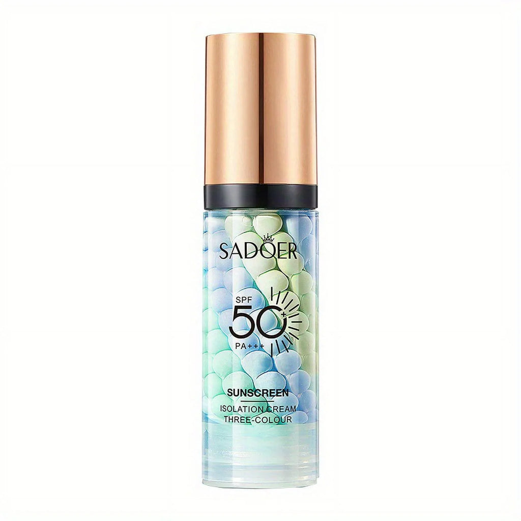 Skin Refreshing Tri-Color Natural Barrier Makeup Nude for & Rejuvenation Moisturizing Tone Primer Cream: