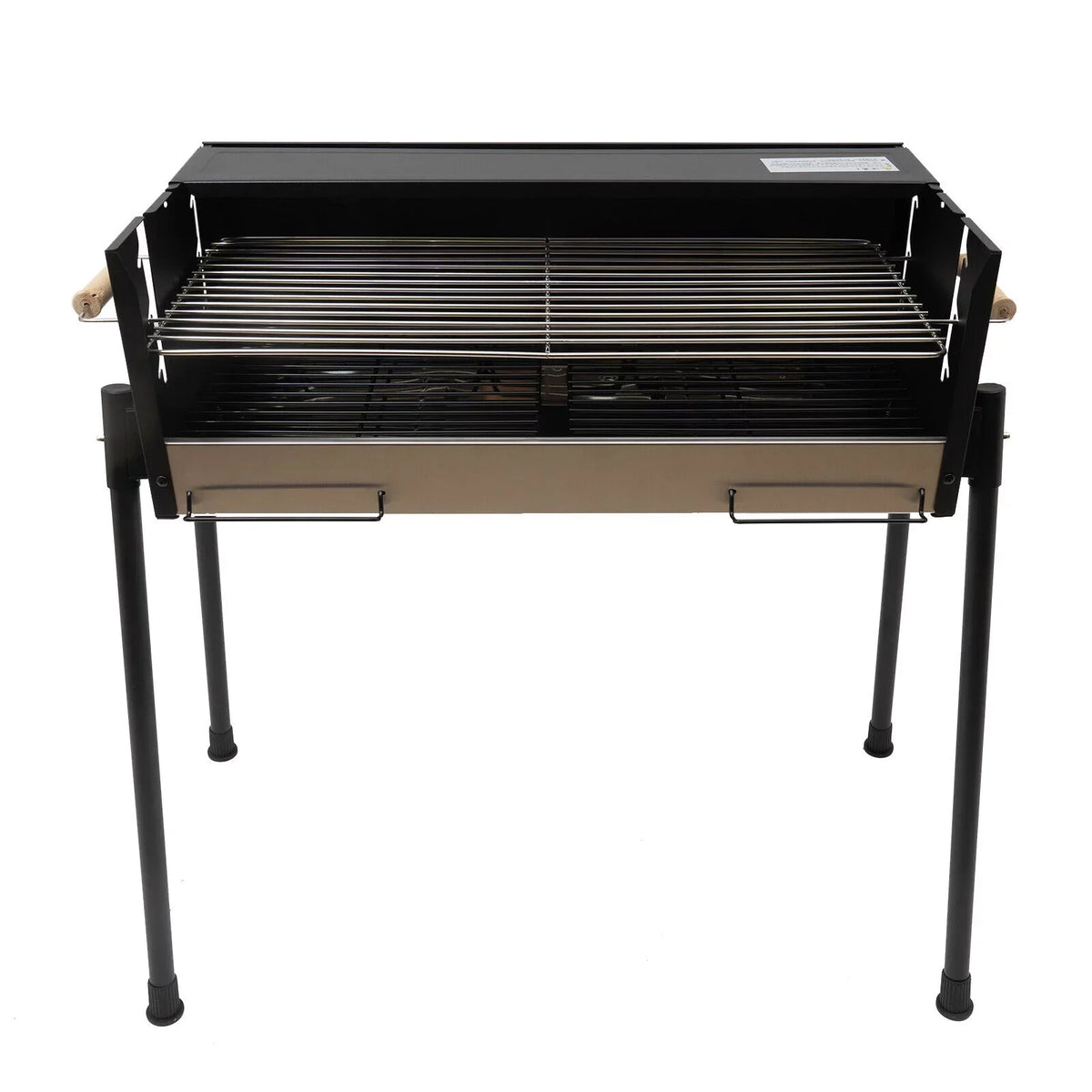 Stainless 304 Picnic Food Grill Steel Grill Kits Barbecue Miumaeov Charcoal Grade Grill Charcoal with for Portable Camping Grill Folding BBQ Tool