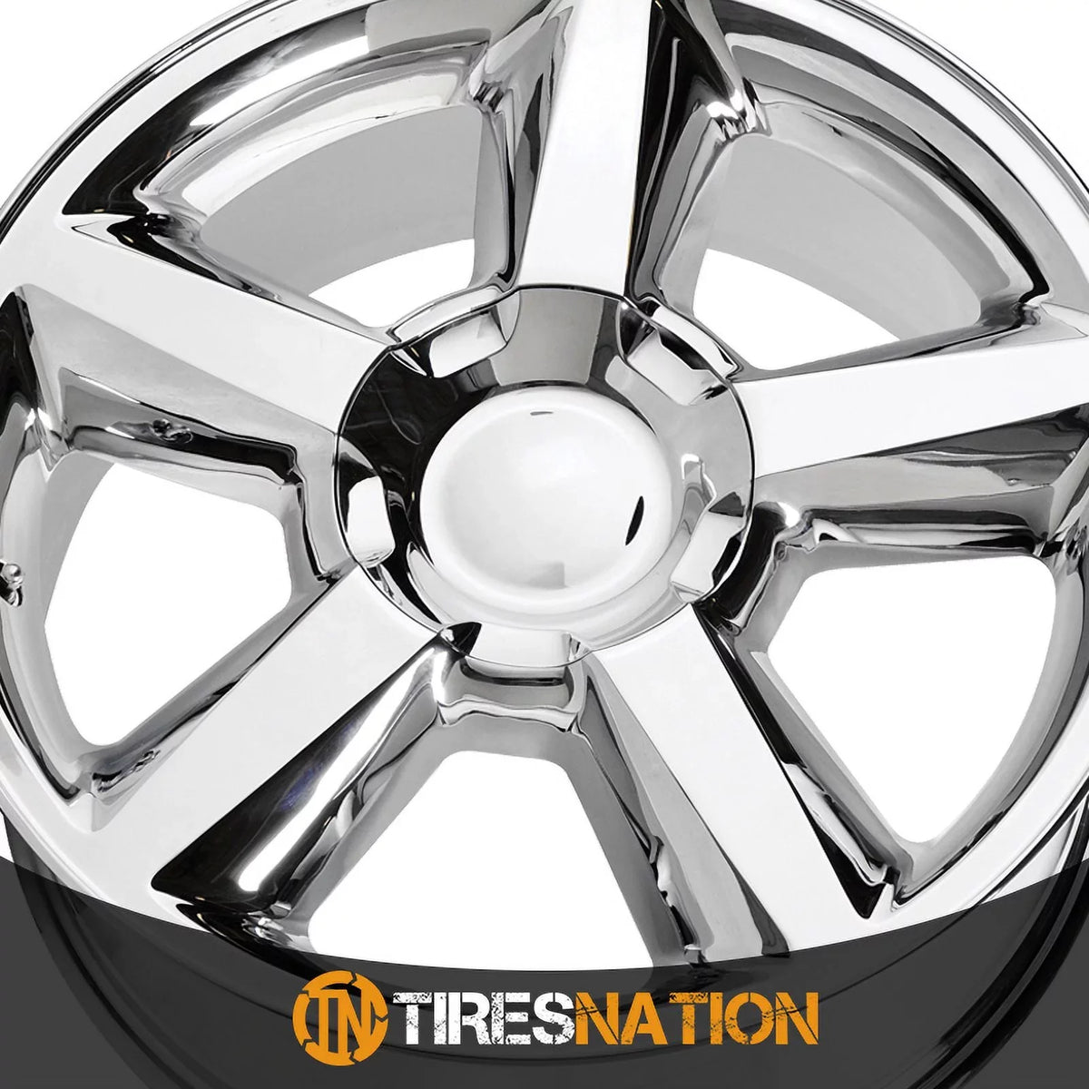 OE Chrome Aluminum 131C-285831 20X8.5in Creations 2018 Rim 1500 Silverado PR131 Finish, Chevrolet