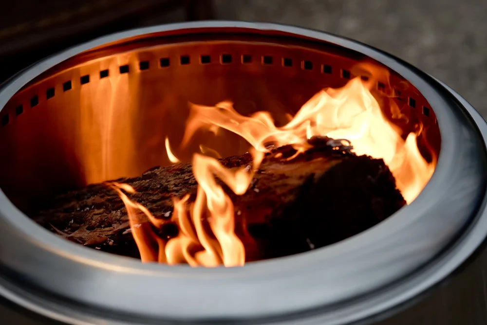 Fire Steel Stainless Smoke Pit, Duraflame™ 19" Low