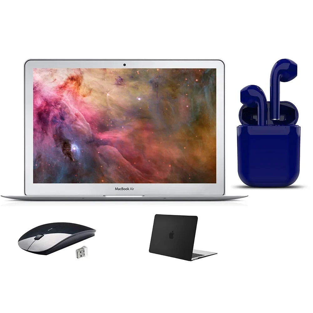 256GB (Refurbished) Intel 8GB OS, Restored Core MacBook i5, Laptop, Air SSD, 13.3" Mac Silver, MD760LL/B RAM,