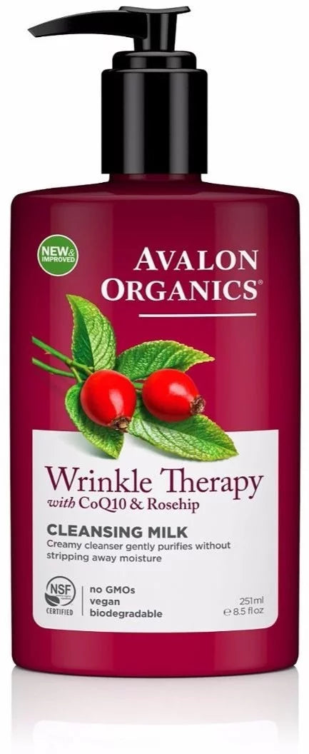 8.50 Organics Avalon CoQ10 Milk Facial Cleansing oz