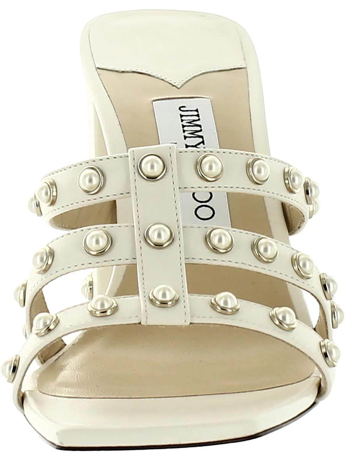 Jimmy Womens Slip Choo Leather Hazal Heels On