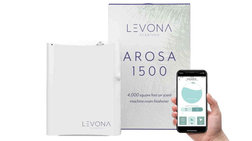 & App Scent Diffuser HVAC Home 4000 Air - SQFT + Arosa: House Scent Hotel Sold - for Control Office, - HVAC Whole (Scent Scent Freshener Scent Levona Separately) Air Diffuser Diffuser Fragrance