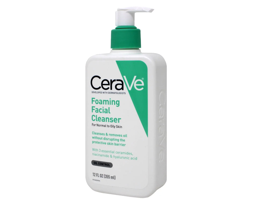 Face Wash Hyaluronic Fragrance-Free Cleanser. with Acid Foaming CeraVe Face
