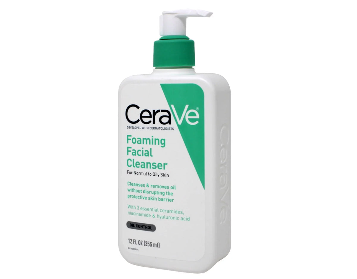 Face Wash Hyaluronic Fragrance-Free Cleanser. with Acid Foaming CeraVe Face