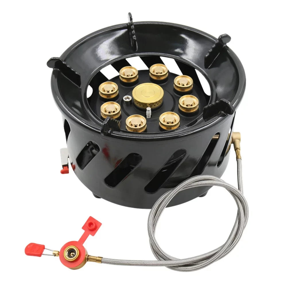 Stable 19800W Picnic, Performance Hiking Stove, Furnace for Windproof Gas Cooking, exterior Camping Stove