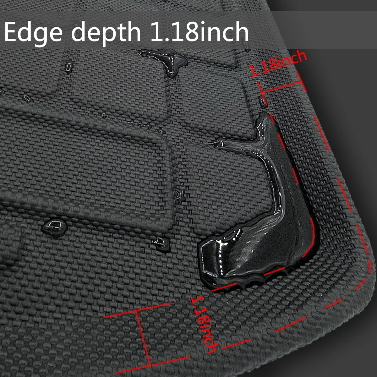 All Fit Tesla Heavy Trunk Custom and Storage for Model KIKIMO Mat Mat climate Mat, Tesla, Cargo Duty Mats Tesla Cargo Y Model Liners, Rear Waterproof Floor Accessories, Y