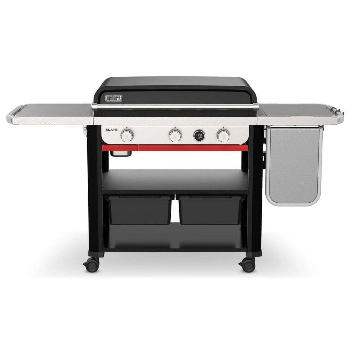 Slate With Side Rust-Resistant Table Weber Griddle 30 Inch