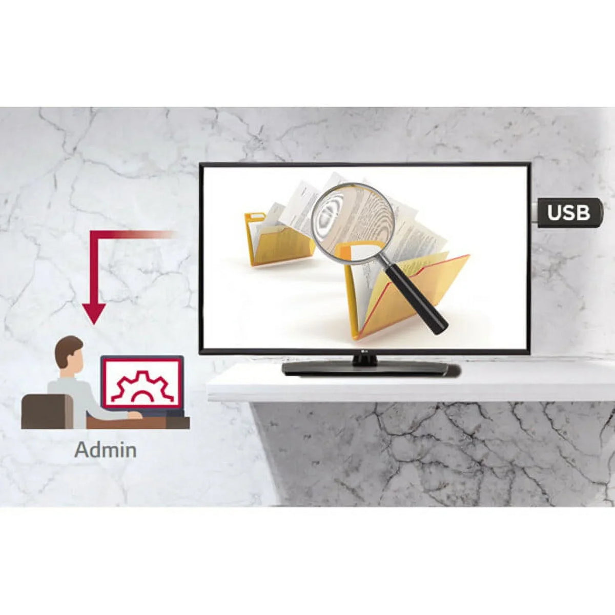 LG TV Class LED-LCD (1080p) HDTV (43LT340H0UA) 43"