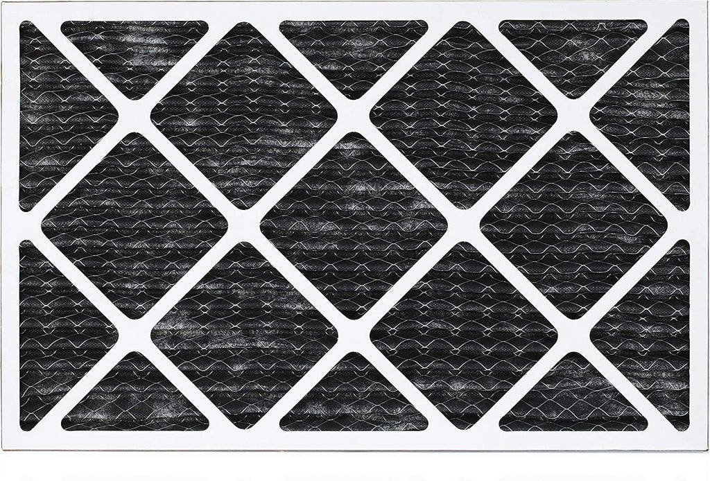 with Air Furnace MERV Filterbuy Pleated Eliminator (2-Pack) HVAC 8 Odor Activated 17x25x1 Carbon AC Filters