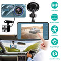 Parking 4.5" Camera Monitor&G-Sensor, Dual 70° Dash Angle,G-Sensor, iMounTEK Car Rear with Wide and Super Front Cam Dash