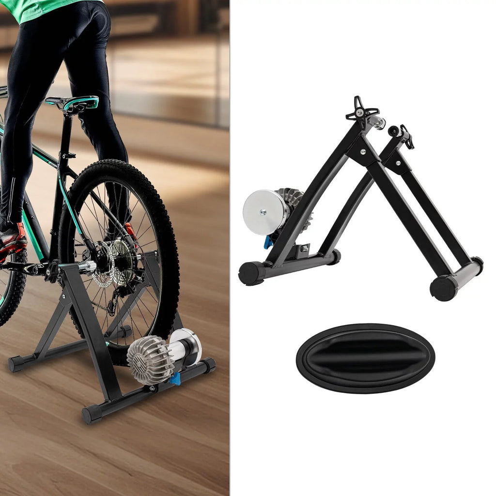 900W Stand Trainer Rack Black Training Portable Bike Stand Bike Indoor Trainer 26-29 Bicycle 700C