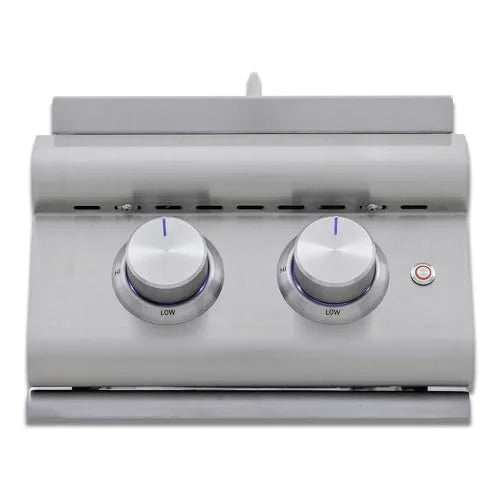 '- BLZ-SB2-LTE3-NG Burner Natural Premium Gas LTE+ Stainless Double Blaze Side Lid Steel W/