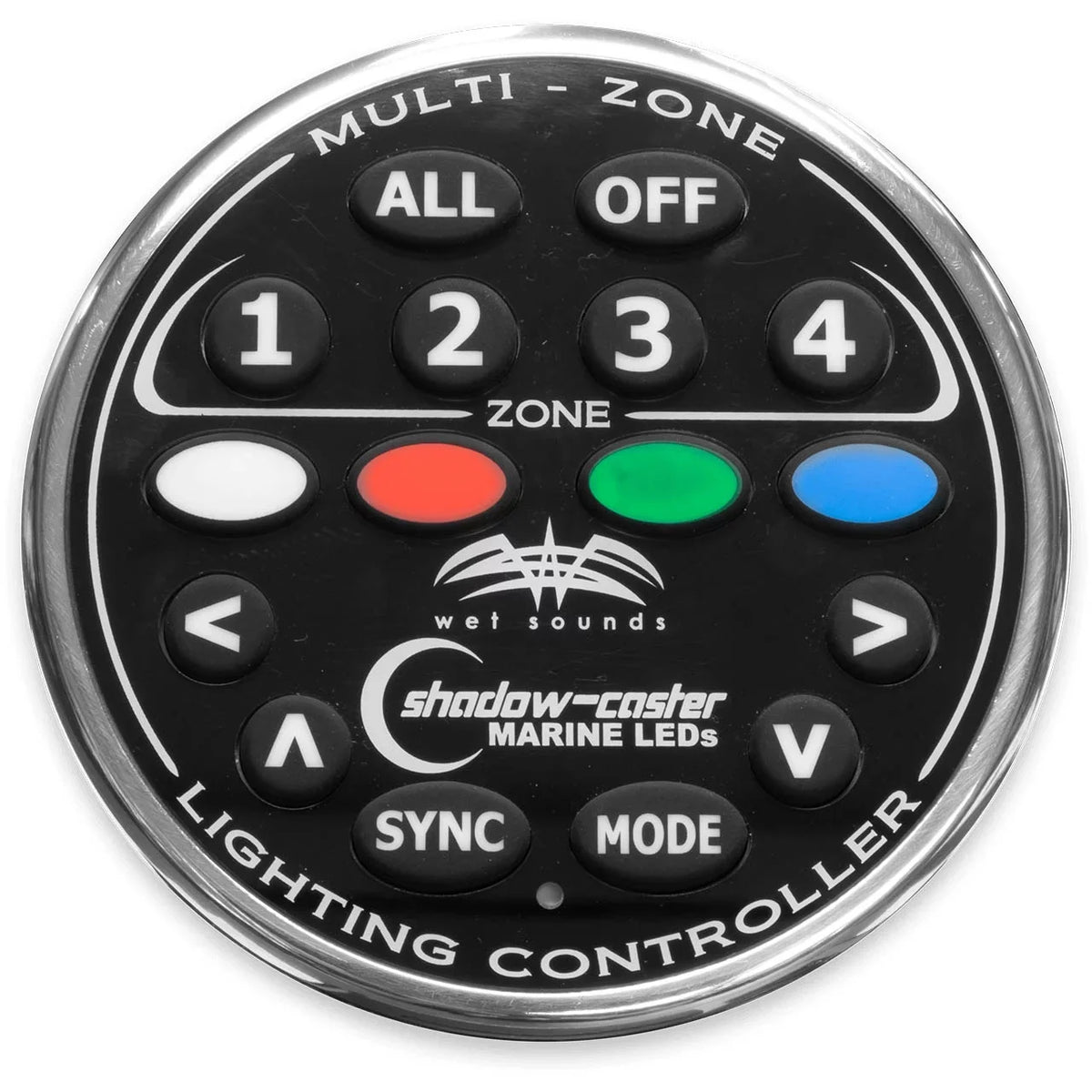 Wet Sounds the V2 Sounds for 4-Zone Wet LED WS-4Z-RGB-BB remote RGB