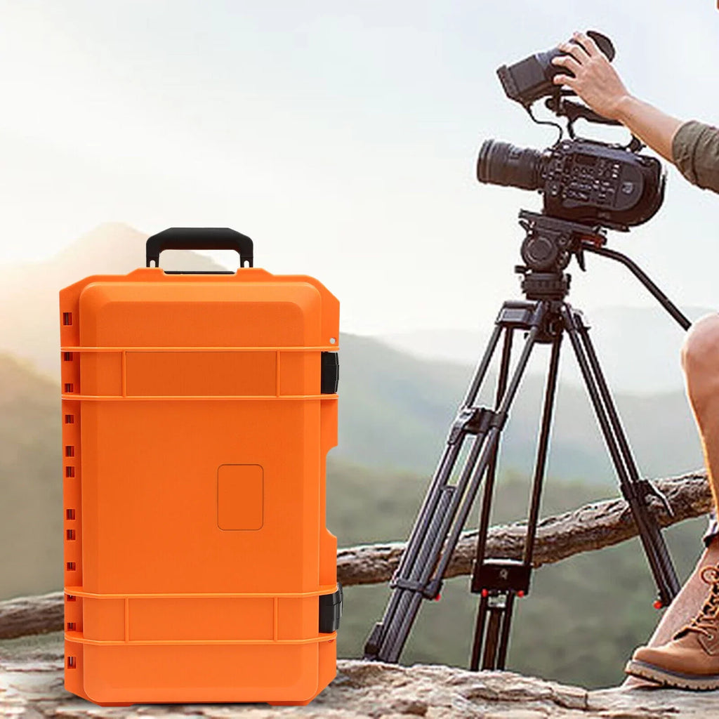 IP67 Digital Case Camera 22" with Foam Tool Camera Case Box Box Case Hard Retractable Pull and Case Waterproof Protective Portable Wheels Miumaeov Handle with Portable Foam