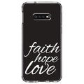 Acrylic Glass Hope - for White Clear TPU Shockproof Back, S10e Bumper, Screen) / Galaxy - Black DistinctInk & Faith / Protector Hybrid Love (5.8" Case Screen Tempered - - Christ
