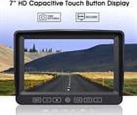 RV/Truck/Bus/Camper/Van/Pickup Rear For View Monitor 7” System ZEROXCLUB Backup Night Vision WRMBY1 Parking Camera