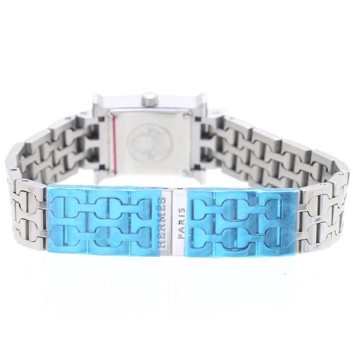 Pre-Owned 4835 (Good) Ladies 141002W100 HERMES Steel Mini H Stainless Watch 39260 HH1.110.260