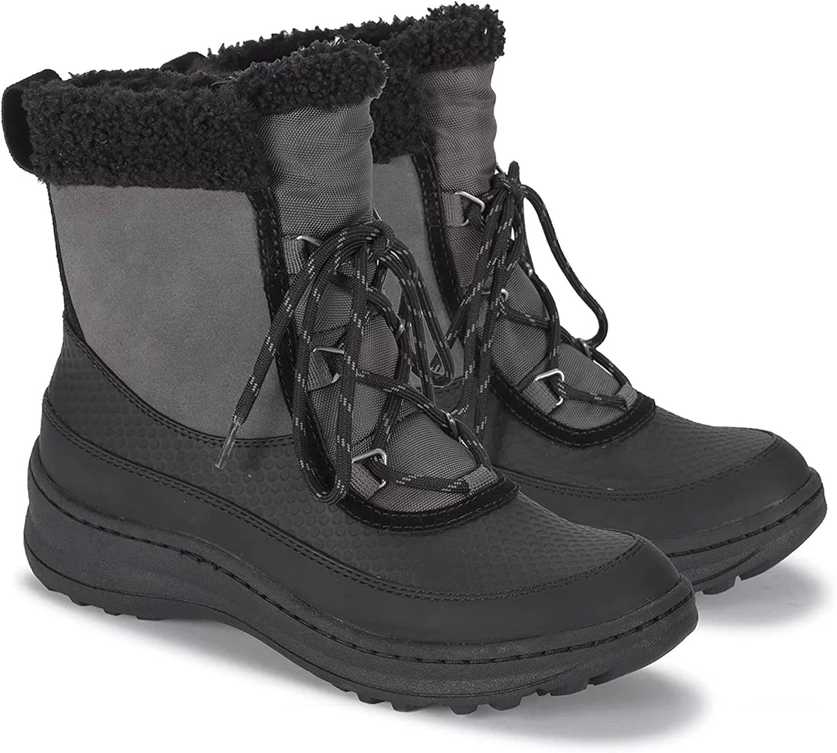 Suede Grey/Black Dark BareTraps Boots Womens 10 ALTA