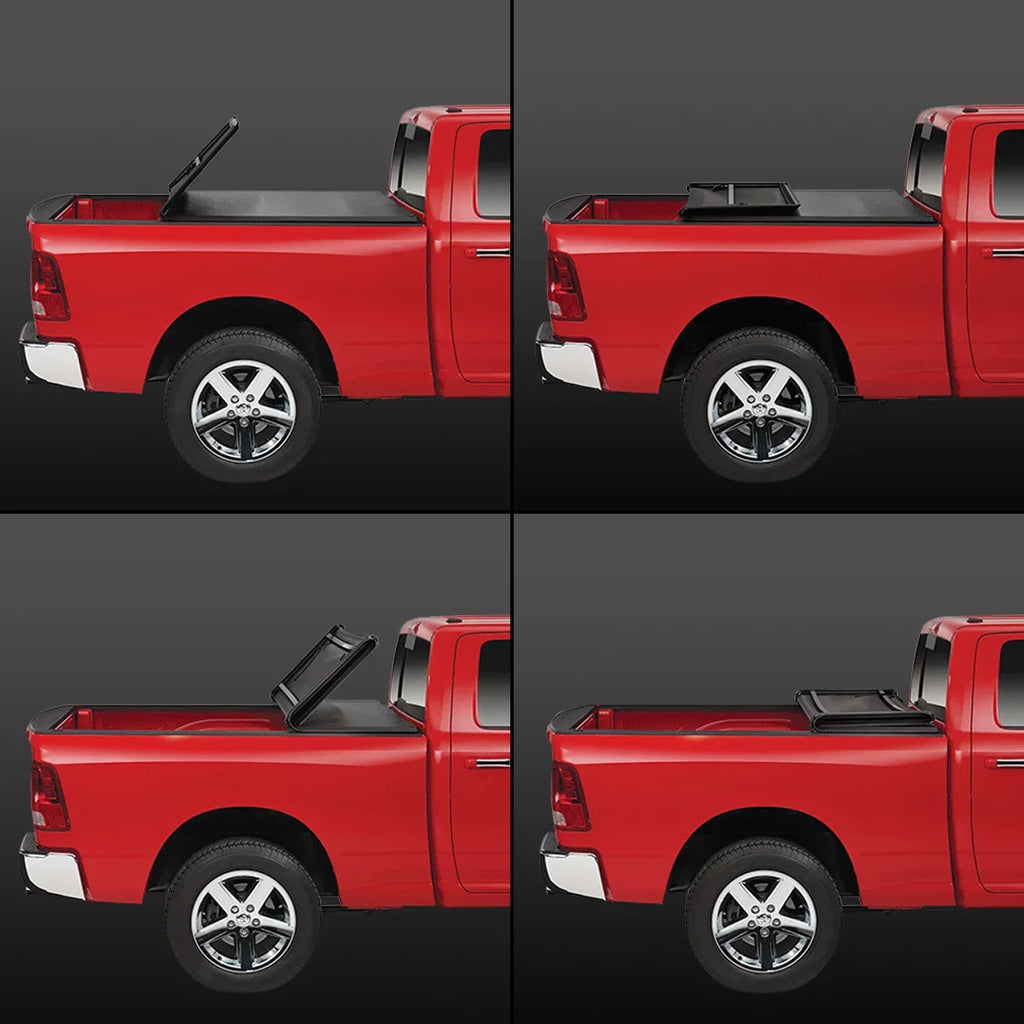 2019 2014 Adjustable Motoring 16 For 18 to 6.5' DNA -Fold 15 Soft Fleetside Tri Trunk 17 Cover toyota Tundra Tonneau Bed Top TTC-TRISOFT-057
